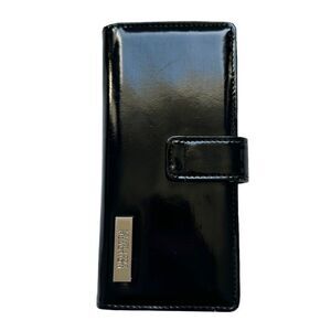 🔃Kenneth Cole Reaction Black Faux Leather Wallet